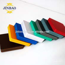 JINBAO color pvc lámina rígida recubierto de espuma pvc tablero de espuma de pvc